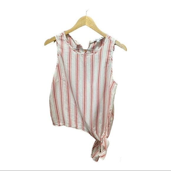 Madewell Side-Tie Tank in Marcia Stripe - Picture 4 of 5